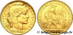 20 francs or Coq, Dieu protège la France 1902 Paris F.534/7 SUP58 