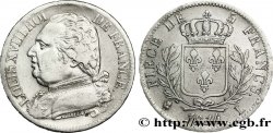 5 francs Louis XVIII, buste habillé 1814 Bayonne F.308/8