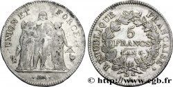 5 francs Union et Force, Union serré, avec glands intérieurs et gland extérieur 1798 Paris F.288/45