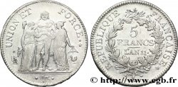 5 francs Union et Force, Union serré, seulement glands intérieurs 1803 Paris F.288/187
