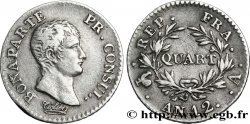 Quart (de franc) Bonaparte Premier Consul 1804 Paris F.157/1