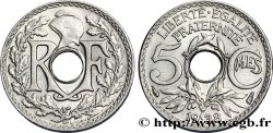 5 centimes Lindauer, petit module 1938 Paris F.122/21