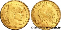 10 francs or Coq 1910 Paris F.509/11