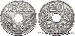 20 centimes État français, légère 1944  F.153A/2