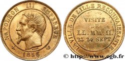 Module de dix centimes, Visite impériale à Lille les 23 et 24 septembre 1853 1853 Lille VG.3365 
