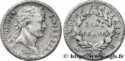 Demi-franc Napoléon Ier tête laurée, Empire français 1810 Rouen F.178/11