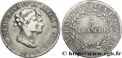 5 franchi, moyens bustes 1807 Florence M.437 