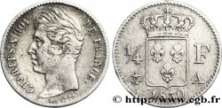 1/4 franc Charles X 1830 Paris F.164/39
