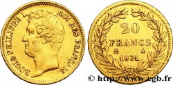 20 francs or Louis-Philippe, Tiolier, tranche inscrite en relief 1831 Paris F.525/2
