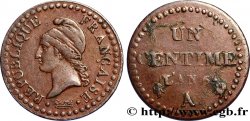 Un centime Dupré, 6 normal 1798 Paris F.100/3