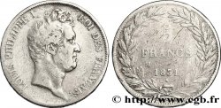 5 francs type Tiolier avec le I, tranche en creux 1831 Toulouse F.315/22