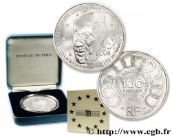 Belle Épreuve 15 écus / 100 francs Jean Monnet 1992 Paris F.460/2 var.