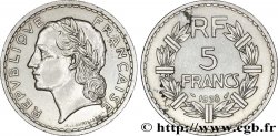 5 francs Lavrillier, nickel 1938  F.336/7