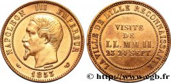 Module de dix centimes, Visite impériale à Lille les 23 et 24 septembre 1853 1853 Lille VG.3365 