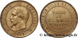 Module de dix centimes, Visite impériale à Lille les 23 et 24 septembre 1853 1853 Lille VG.3365 