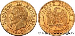 Deux centimes Napoléon III, tête laurée 1862 Bordeaux F.108A/7