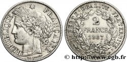 2 francs Cérès, avec légende 1887 Paris F.265/13