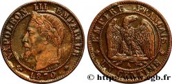 Un centime Napoléon III, tête laurée 1870 Paris F.103/8