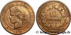 10 centimes Cérès 1876 Bordeaux F.135/17