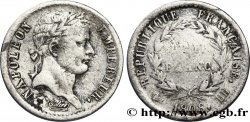 Demi-franc Napoléon Ier tête laurée, République française 1808 Strasbourg F.177/4