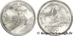 Belle Épreuve 100 francs - Ski Alpin / Descente du Mont-Blanc 1989 Paris F./