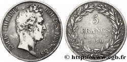 5 francs type Tiolier sans le I, tranche en creux 1830 Paris F.313/1