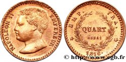 Essai de quart (de franc) en bronze 1816   VG.2411 