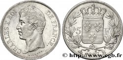 5 francs Charles X, 2e type 1827 Rouen F.311/2
