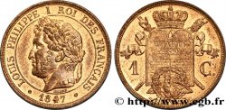 Essai de 1 centime à la Charte 1847  VG.3005  SUP62 