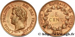 Essai de 5 centimes en bronze, signature BARRE 1840 1840  VG.2917  SUP60 