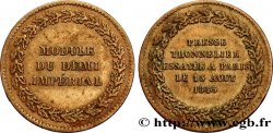 Essai au module du demi impérial de Russie 1845 Paris VG.2972  TTB52 