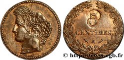 Découpé de 5 centimes Cérès - Paris F.118/-