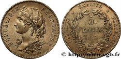 Concours de 5 francs, essai en cuivre par Magniadas 1848 Paris VG.3082 var