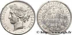 Concours de 5 francs, essai en étain par Marrel 1848 Paris VG.3084 var.