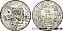 Concours de 10 centimes, essai en étain par Vauthier-Galle 1848 Paris VG.3155 var. SUP55 