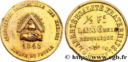 Essai de 1/2 franc, Banque du Peuple 1848  VG.3216 var.