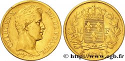 40 francs or Charles X, 2e type 1830 Paris F.544/5