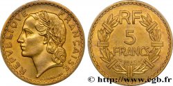 5 francs Lavrillier, bronze-aluminium 1945 Castelsarrasin F.337/6 MS64 PCGS