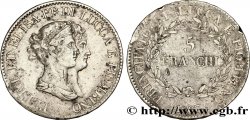 5 franchi, moyens bustes 1807 Florence M.437 