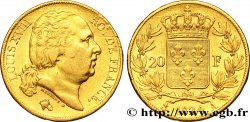 20 francs or Louis XVIII, tête nue 1824 Paris F.519/31