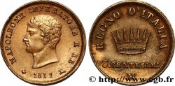 3 centesimi Napoléon Empereur et Roi d’Italie, 2eme type 1811 Milan M.310 