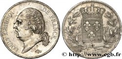 5 francs Louis XVIII, tête nue 1817 Paris F.309/14