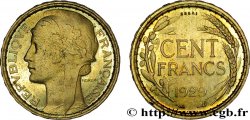 Concours de 100 francs or, essai de Morlon en bronze-aluminium 1929 Paris VG.5222 var.