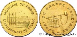 Essai de frappe de 100 francs Panthéon, avec différent, cupro-aluminium n.d. Pessac GEM.232 3 var.