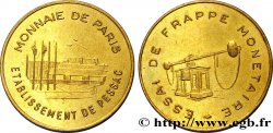 Essai de frappe de 10 francs, avec le différent, tranche striée n.d. Pessac 