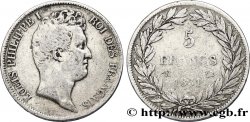 5 francs type Tiolier avec le I, tranche en creux 1831 Bordeaux F.315/20