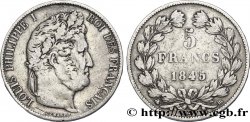 5 francs IIIe type Domard 1845 Strasbourg F.325/7