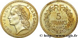 Essai de 5 francs Lavrillier, bronze-aluminium 1939 Paris F.337/2 SPL63 