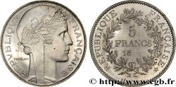 Essai de 5 francs en nickel pour la frappe des 20 francs Turin par Morlon n.d. Paris VG.5262 