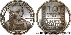 Essai hybride de 10 Francs Turin, grand module, 30 mm, 10 g, cupro-nickel n.d. Paris GEM.174 9 SPL64 
